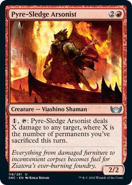 Pyre-Sledge Arsonist [Streets of New Capenna] 118