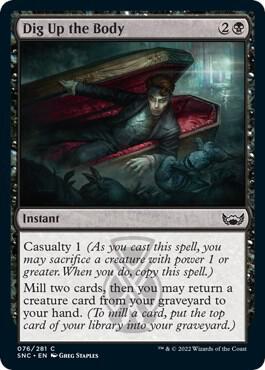 Dig Up the Body [Streets of New Capenna] 76