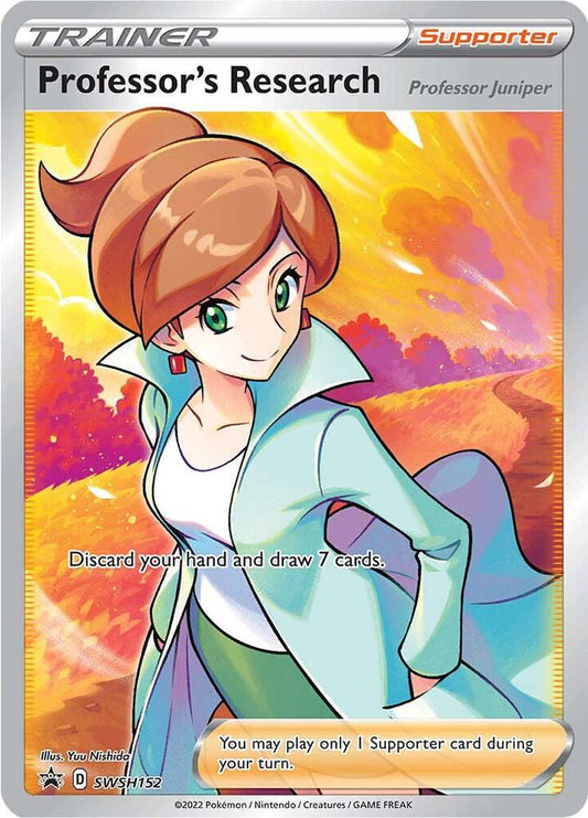 Professor's Research [Professor Juniper] - SWSH152 [SWSH: Sword & Shield Promo Cards] SWSH152