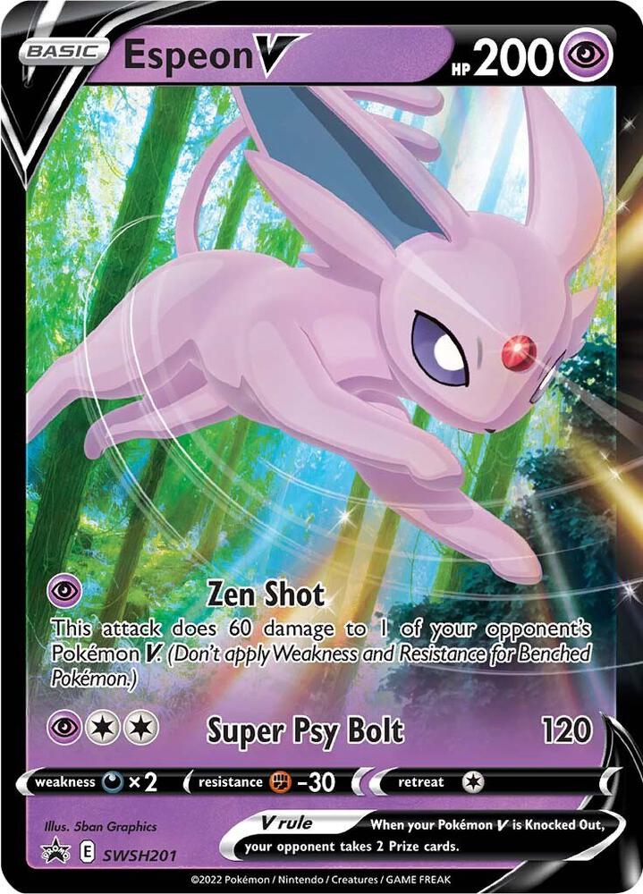 Espeon V - SWSH201 [SWSH: Sword & Shield Promo Cards] SWSH201