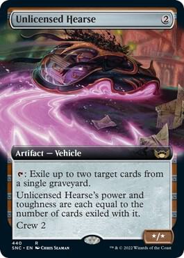 Unlicensed Hearse (Extended Art) [Streets of New Capenna] 440