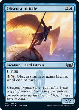 Obscura Initiate [Streets of New Capenna] 50