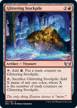 Glittering Stockpile [Streets of New Capenna] 107