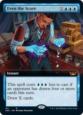 Even the Score (Extended Art) [Streets of New Capenna] 411