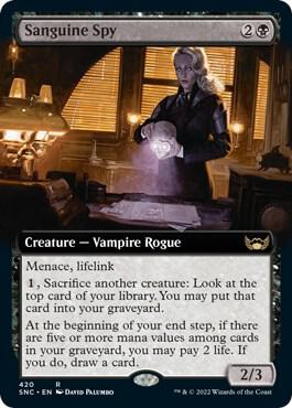 Sanguine Spy (Extended Art) [Streets of New Capenna] 420