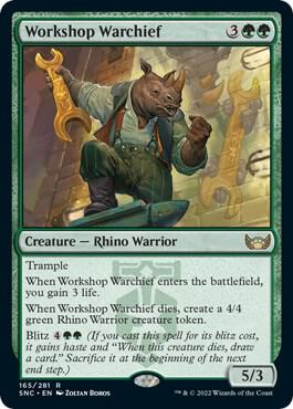 Workshop Warchief [Streets of New Capenna] 165