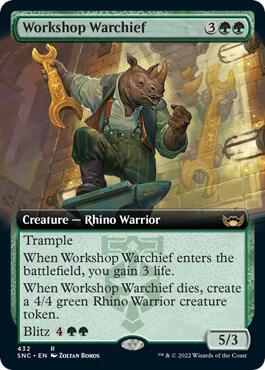 Workshop Warchief (Extended Art) [Streets of New Capenna] 432
