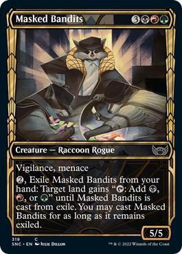 Masked Bandits (Showcase) [Streets of New Capenna] 319