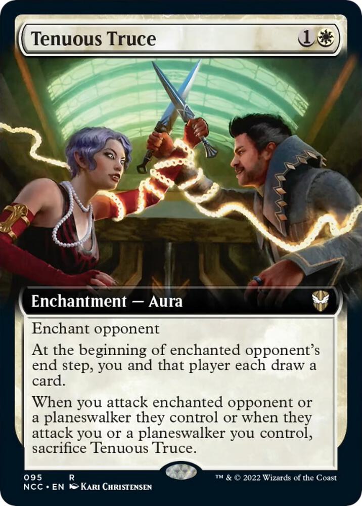 Tenuous Truce (Extended Art) [Commander: Streets of New Capenna] 95