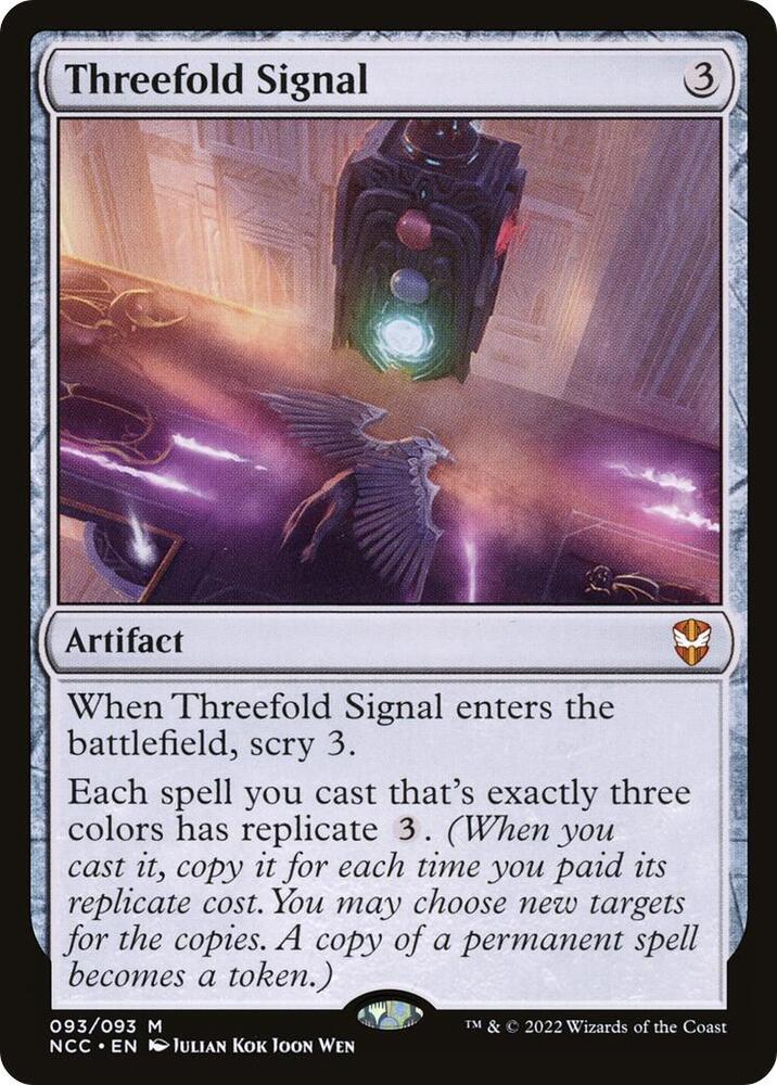 Threefold Signal [Commander: Streets of New Capenna] 93