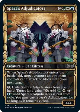 Spara's Adjudicators (Showcase) [Streets of New Capenna] 335