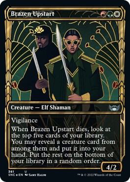 Brazen Upstart (Gilded Foil) [Streets of New Capenna] 361