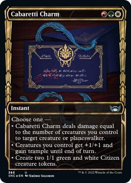 Cabaretti Charm (Gilded Foil) [Streets of New Capenna] 365