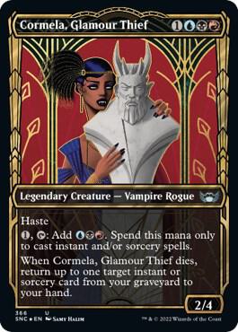 Cormela, Glamour Thief (Gilded Foil) [Streets of New Capenna] 366