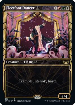 Fleetfoot Dancer (Gilded Foil) [Streets of New Capenna] 373