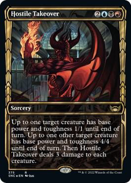 Hostile Takeover (Gilded Foil) [Streets of New Capenna] 375