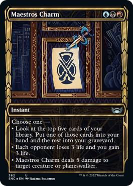 Maestros Charm (Gilded Foil) [Streets of New Capenna] 382