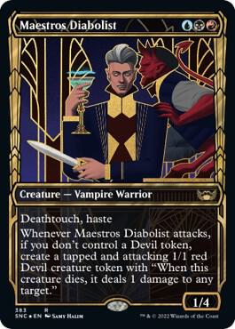 Maestros Diabolist (Gilded Foil) [Streets of New Capenna] 383