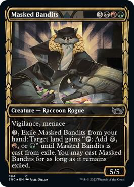 Masked Bandits (Gilded Foil) [Streets of New Capenna] 384