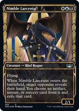 Nimble Larcenist (Gilded Foil) [Streets of New Capenna] 386
