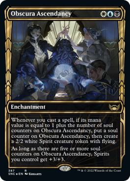 Obscura Ascendancy (Gilded Foil) [Streets of New Capenna] 387