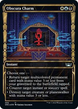 Obscura Charm (Gilded Foil) [Streets of New Capenna] 388