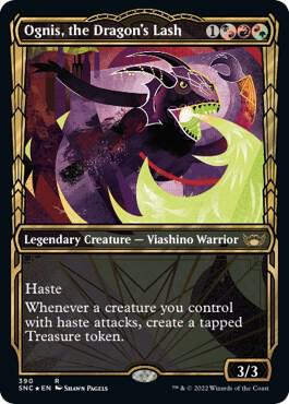 Ognis, the Dragon's Lash (Gilded Foil) [Streets of New Capenna] 390
