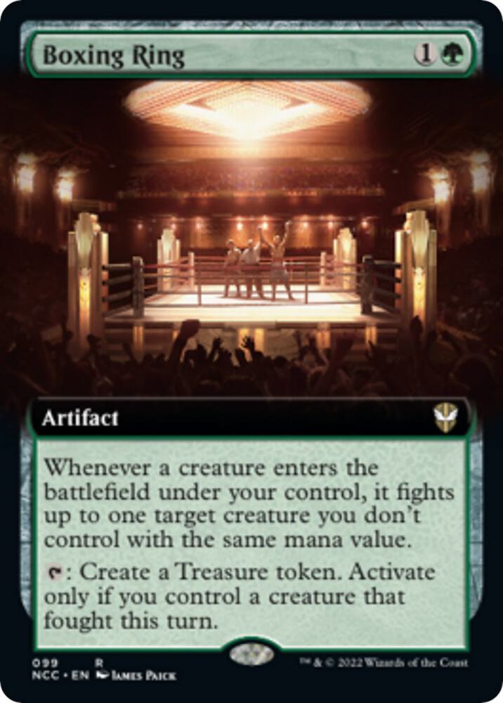 Boxing Ring (Extended Art) [Commander: Streets of New Capenna] 99