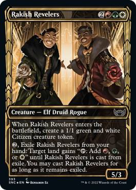 Rakish Revelers (Gilded Foil) [Streets of New Capenna] 393