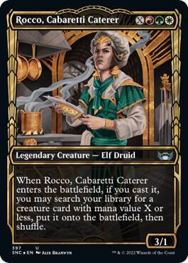 Rocco, Cabaretti Caterer (Gilded Foil) [Streets of New Capenna] 397