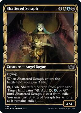 Shattered Seraph (Gilded Foil) [Streets of New Capenna] 398