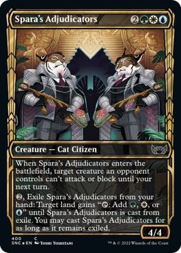Spara's Adjudicators (Gilded Foil) [Streets of New Capenna] 400