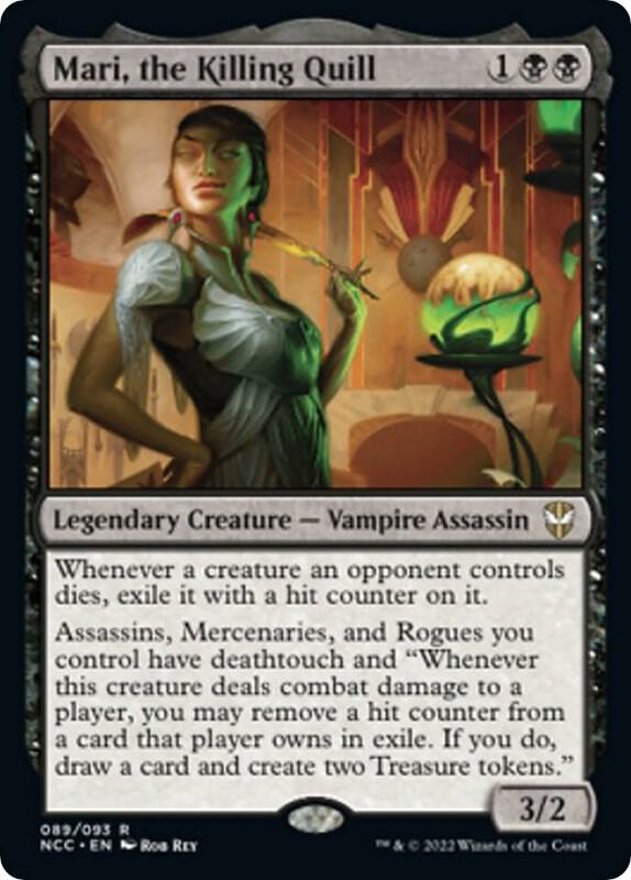 Mari, the Killing Quill [Commander: Streets of New Capenna] 89