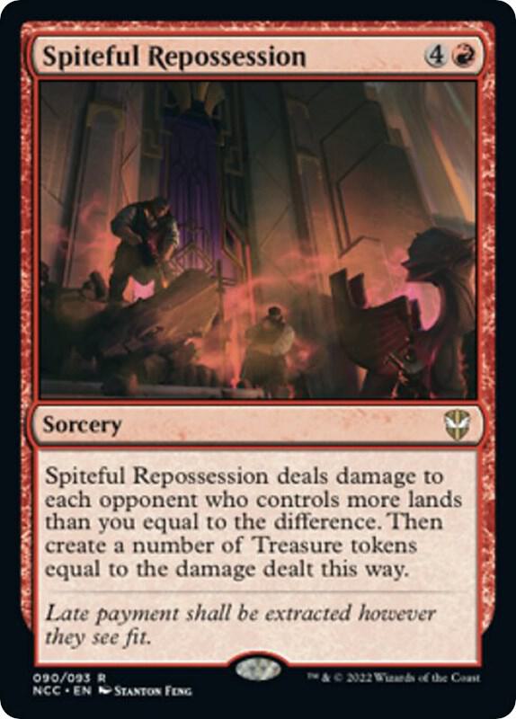 Spiteful Repossession [Commander: Streets of New Capenna] 90