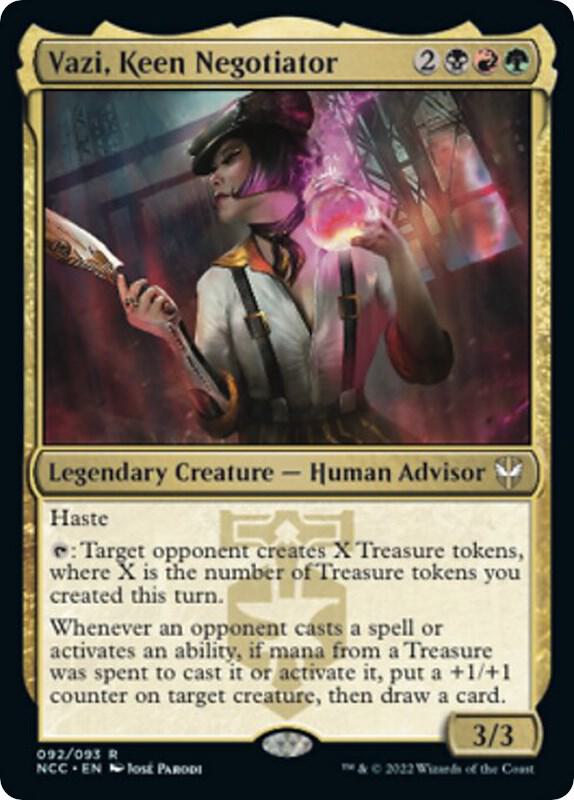 Vazi, Keen Negotiator [Commander: Streets of New Capenna] 92