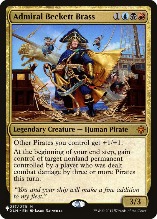Admiral Beckett Brass [The List Reprints] 217/279