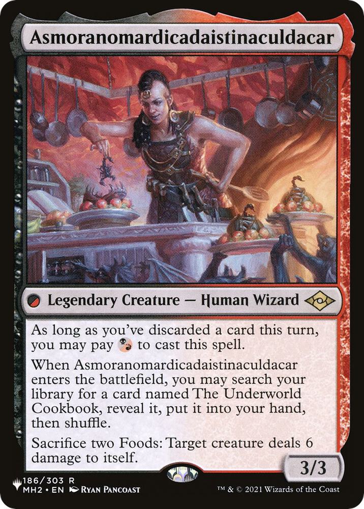 Asmoranomardicadaistinaculdacar [The List Reprints] 186/303
