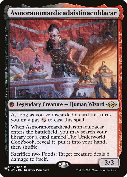 Asmoranomardicadaistinaculdacar [The List Reprints] 186/303