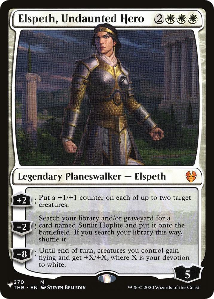 Elspeth, Undaunted Hero [The List Reprints] 270/254