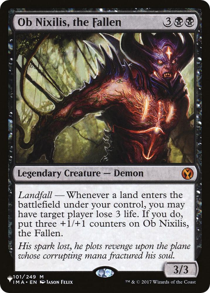 Ob Nixilis, the Fallen [The List Reprints] 101/249