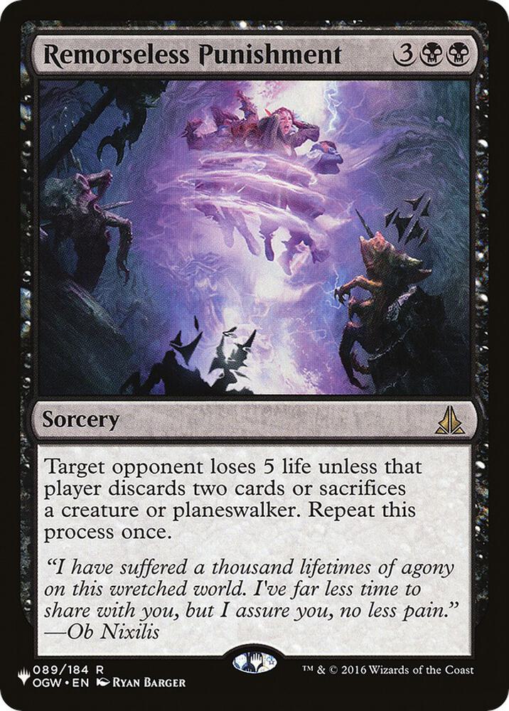 Remorseless Punishment [The List Reprints] 089/184