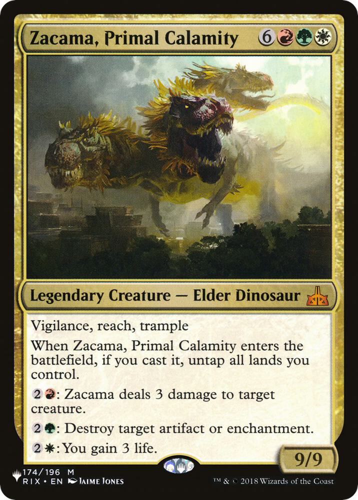 Zacama, Primal Calamity [The List Reprints] 174/196