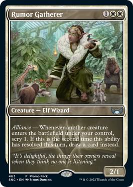 Rumor Gatherer [Promo Pack: Streets of New Capenna] 463