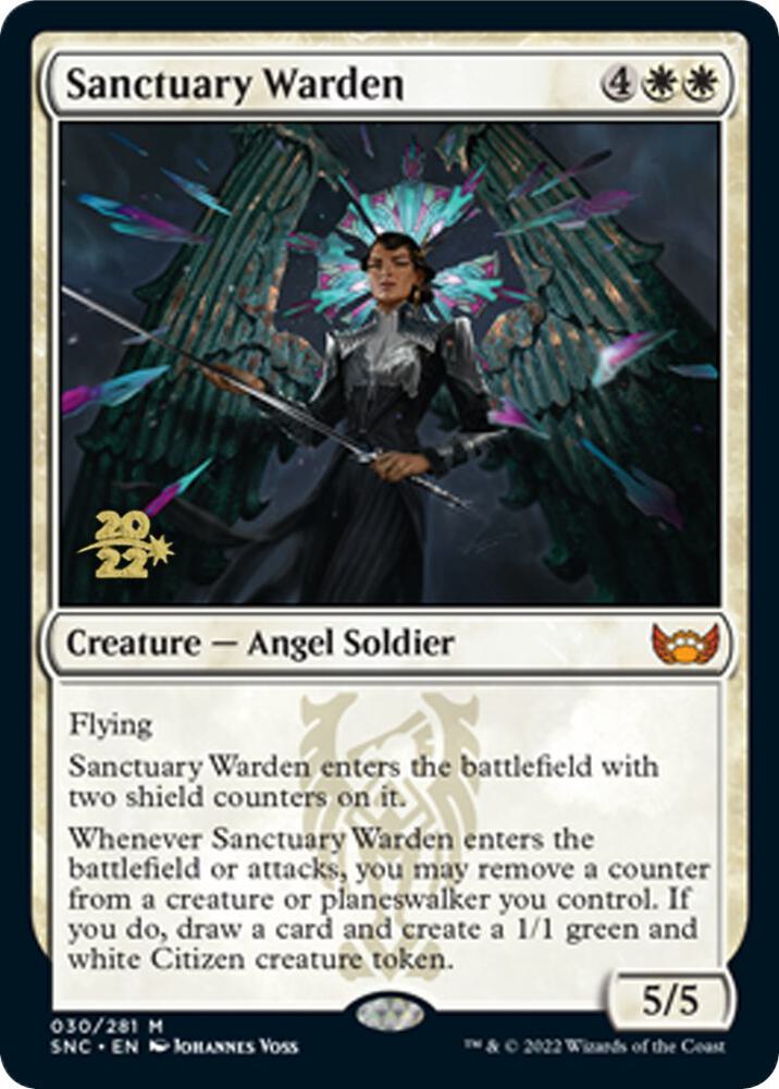 Sanctuary Warden [Prerelease Cards] 30