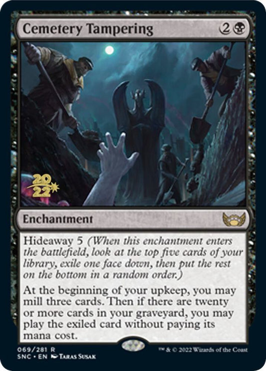 Cemetery Tampering [Prerelease Cards] 69
