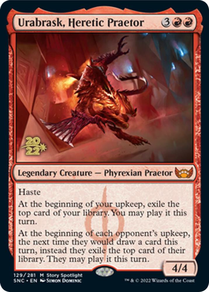 Urabrask, Heretic Praetor [Prerelease Cards] 129