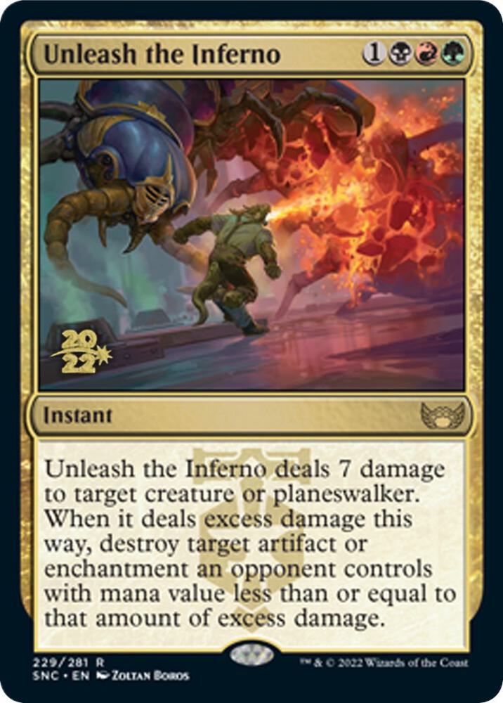 Unleash the Inferno [Prerelease Cards] 229