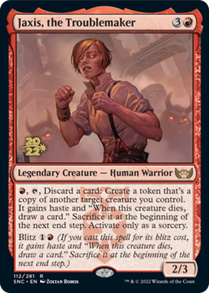 Jaxis, the Troublemaker [Prerelease Cards] 112
