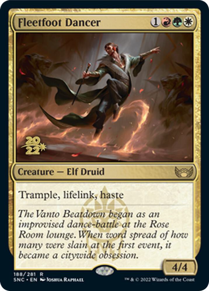 Fleetfoot Dancer [Prerelease Cards] 188