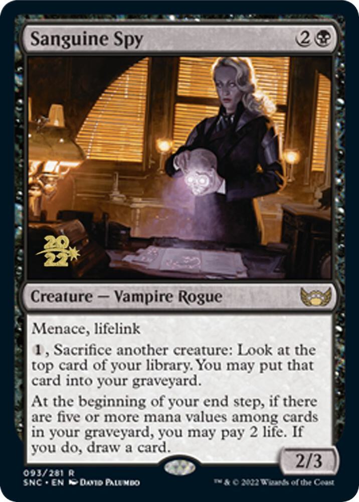 Sanguine Spy [Prerelease Cards] 93
